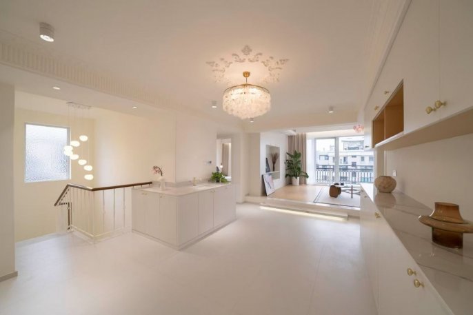 Brand new 5brs penhouse with terrace floor heating beside line 9,12 Tianzifang SML mall
