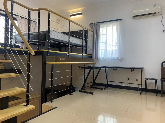 1Loft in Xu'hui near line 1/10/12 S.Shan'xi Rd and IAPM can long and short term lease