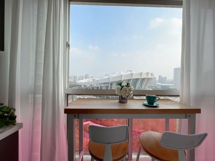 1br, CA, next to SubwayL1,4 SH indoor stadium ,Key,6.4k