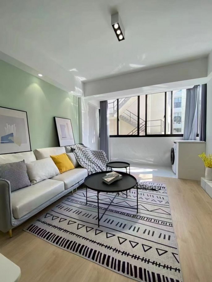 Furnished 2Br w. Wall heating Wuning Rd Station