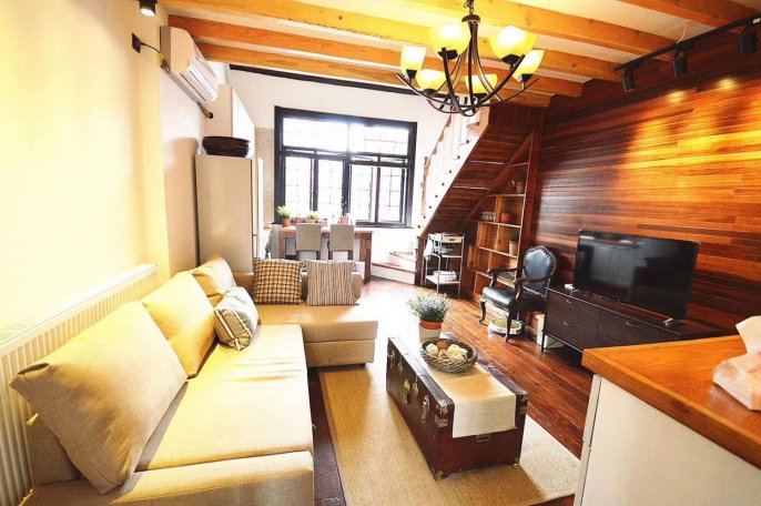 High ceiling 1Br/1Lr/2Bts apt nr South shanxi rd,M1/10/12