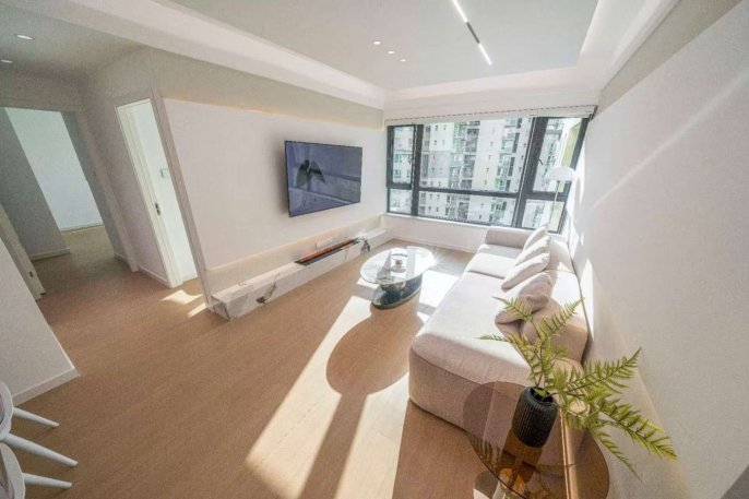 Wuding Rd metro/2br2bt/central AC/floor heat/oven/bathtub