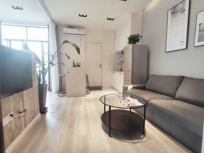 Open balcony+1br 1lr/bright room/Lane house,Wuding rd@L14