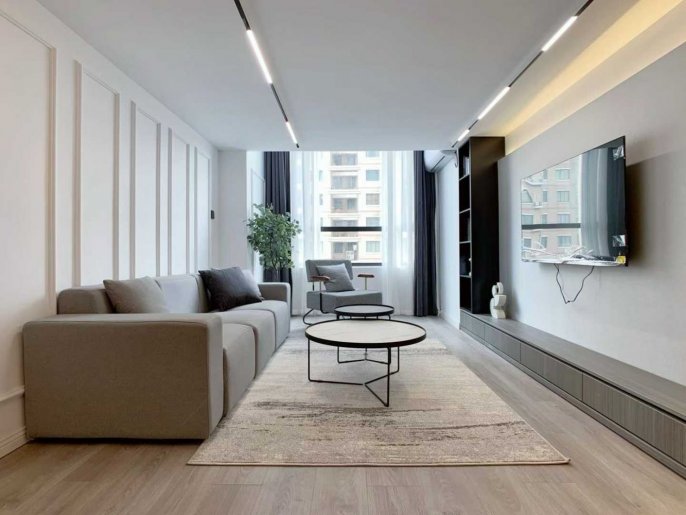 Nice compound/spacious 2br 2lr/floor heating,Changping rd@L7