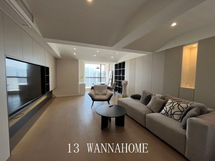 Good View/Big Balcony/Modern&Spacious 2Brs 1Bath Apt/L3/4/7 Zhen Ping Rd/Great Compound