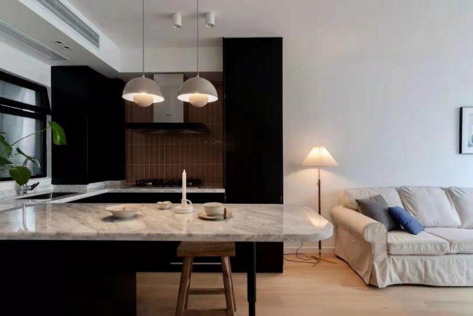Jiaotong university 85 sqm 1 br Apt&floor heating &open kitchen 11.8K