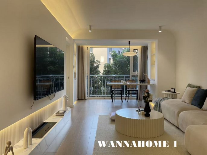 Great Compound+Spacious&Bright 2Bdrs 1Bath Apt+Greenery View+L1/2/8 People's Square