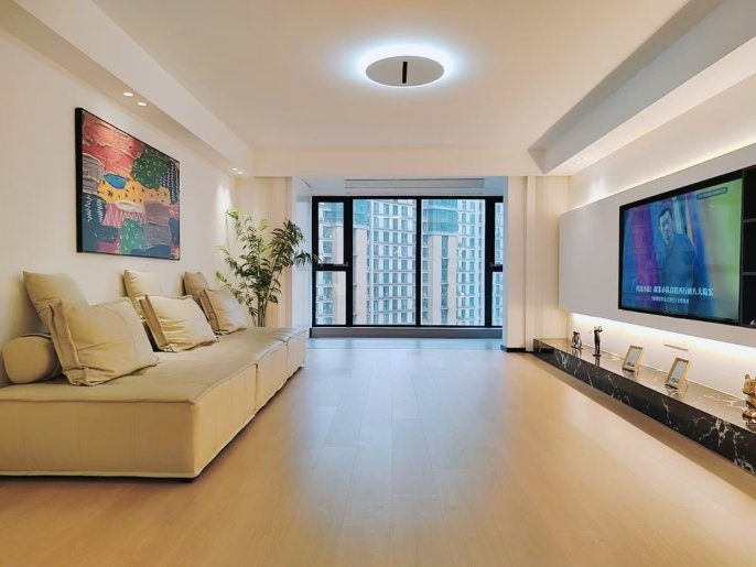 Modern 3brs floor heating modern furniture nice kitchen near Zhong shan park line 2,3,4