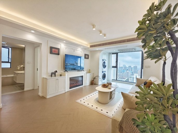 Xiaonanmen metro/2br1bt/central AC/floor heat/oven/dishwasher