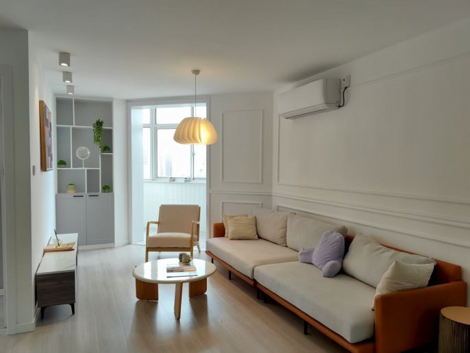 High rise one bedroom elevator Apt +dryer+oven@L2/4Zhongshan Park