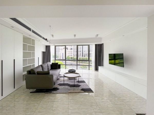 Modern 4brs floor heating modern furniture beside Huang pu river only 32K