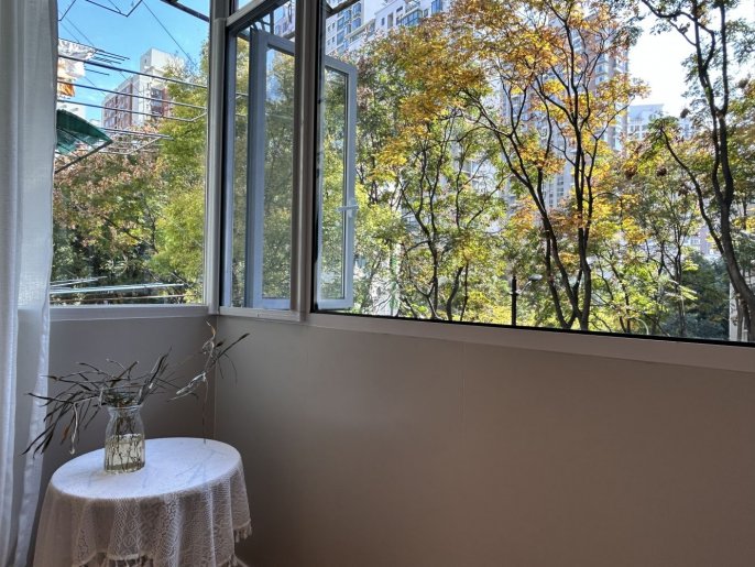 Bright 1Br +green view +great sunshine| Next to ChangPing Rd & Wuning rd Metro | 8.8K