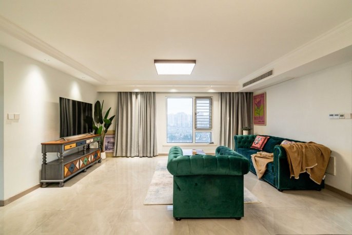 Morden 4 Bedrooms 191M2 floor heating kitchen island Jing'an Temple