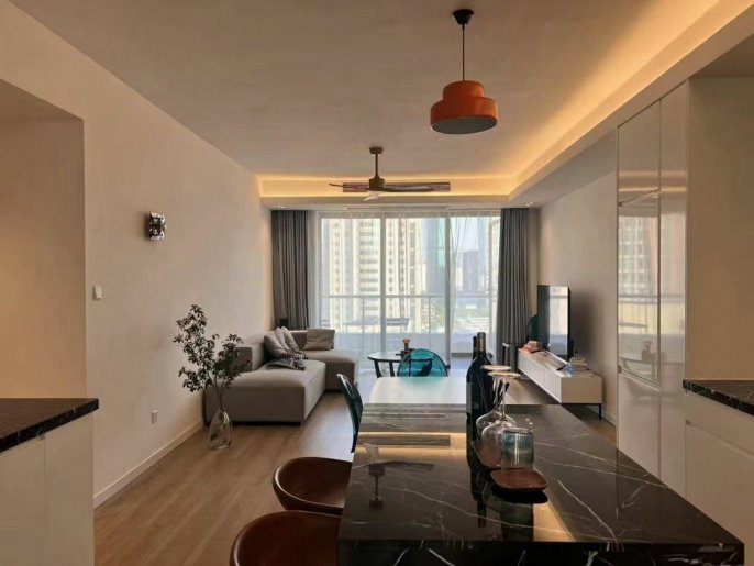 Modern 3brs open balcony modern furniture in Jing an temple 28.5K